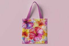 Tropical Hibiscus Digital Paper Product Image 2