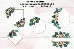 Watercolor Coffee and Flowers Frames Product Image 2