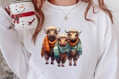 Christmas Family Animals Clipart, Christmas Family Product Image 2