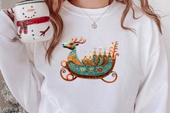 Christmas Fork Art Sublimation Clipart, Christmas Clipart Product Image 2