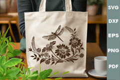 Dragonfly Design, Cutting board SVG, Laser cut, Cricut Product Image 2