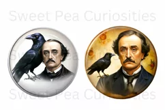 Edgar Allan Poe, Ephemera, PNG, Flower, Clipart Product Image 2