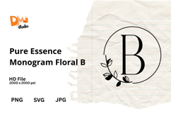 Pure Essence Monogram Floral Product Image 1