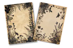 Gothic Witchy Junk Journal Pages Product Image 2