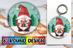 Cheerful Ornaments Circle PNG, Gnomes Product Image 1
