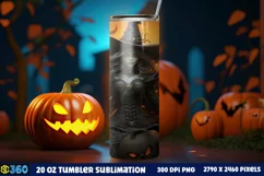 Halloween Tumbler Sublimation Wraps, Tumbler Halloween Product Image 2