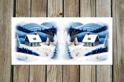 Embroidery landscape | Mug sublimation design bundle, PNG Product Image 2