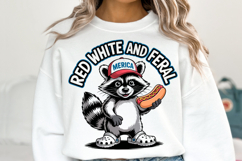Red White and Feral svg | Svg Files for Cricut | Shirt Svg Product Image 2
