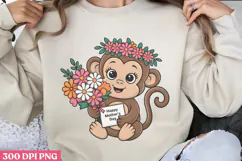 Happy mother's day PNG ,Cute Animals Mothers Day Clipart PNG Product Image 1