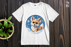 Cute Fox Winter Clipart Sublimation PNG Product Image 3