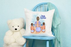 Family clipart, Mom son and daughter Product Image 5