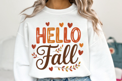Hello Fall Svg | Halloween Svg | Shirt Svg Product Image 1
