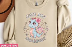 Cute But Deadly PNG, Baby Animal Nursery Sublimation PNG Product Image 1