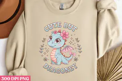 Cute But Deadly PNG, Baby Animal Nursery Sublimation PNG Product Image 1
