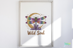 Inspirational Quotes Dragonfly PNG Product Image 5