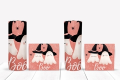 Kids Halloween Tumbler Print, Boo Halloween Ghosts Tumbler Product Image 2
