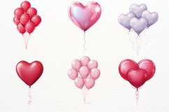 Watercolor Valentines, Valentines Day Clipart, Valentines Product Image 3