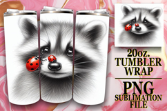 Joyful Inspirations 20oz tumbler wrap, Cute Animals Product Image 1