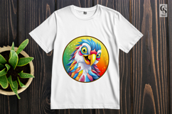 Colorful Tropical Bird Clipart Sublimation PNG Product Image 2
