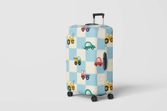 Little Cars Checkerboard Pattern Product Image 2