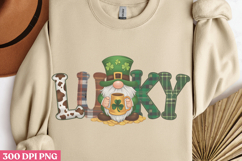 Lucky PNG, Gnome St Patricks Day Sublimati Product Image 2