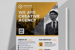 Business Flyer with Colorful Squares Product Image 2