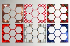 Honeycomb phototemplate | 30 Skinny Tumbler designs, PNG Product Image 2