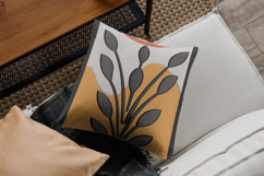 Abstract Botanical Sunrise Modern Embroidery Design Product Image 2