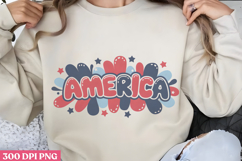 America PNG, 4th Of July Sublimation PNG Product Image 1