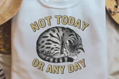 Vintage Funny Cat Quotes Sublimation, Vintage PNG Product Image 2