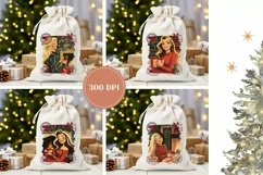 Cartoon Christmas Santa Sack Designs, Christmas Gift Bag Product Image 2