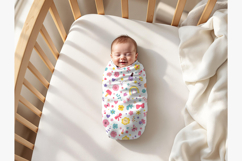 Nursery Baby Blanket Mockup Product Image 3