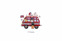 English gnomes on the bus, London, English bus, The Queen Product Image 2