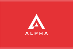 Alpha Letter A logo design vector template Product Image 2