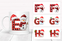 Christmas Letters Mug Bundle. Christmas Mug Sublimation Product Image 3