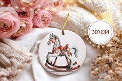 Cartoon Christmas Horse Ornament, Christmas Toy Ornament Product Image 2