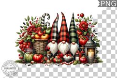 Christmas Gnome Sublimation - Clipart PNG Design Product Image 1