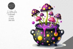 Halloween clipart, Cauldron clipart, Autumn clipart Product Image 1