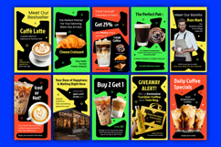 Vibrant Abstract Shape Coffee Shop Instagram Story Product Image 2