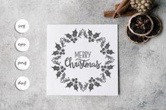 Merry Christmas frame SVG File Product Image 3
