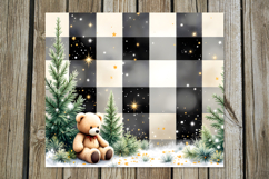 Christmas plaid | 4 retro xmas Sublimation Tumbler designs Product Image 2