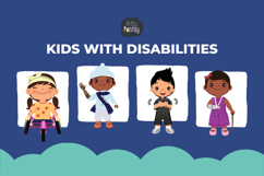 Kids with Disabilities Clipart Product Image 2