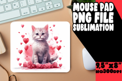 CHEERFUL MOUSE MAT PLAYFUL DESIGN, Cute Cat Product Image 1