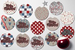 Christmas Sublimation | 14 Car coaster &amp; key chain designs Product Image 2