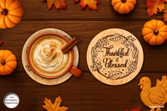 Thanksgiving Coasters SVG Bundle | Drink Coaster | SVG Product Image 2