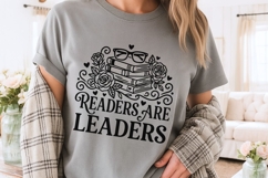Readers Are Leaders Svg, Book Lover Svg, Book Club Svg. Product Image 3