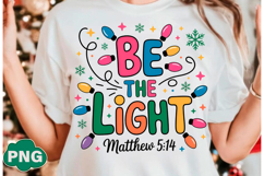 Christmas Light Be the Light Matthew PNG Product Image 1