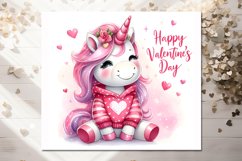 LOVE unicorn | Valentine Sublimation tumbler design PLUS Product Image 2