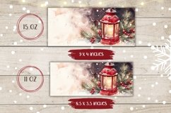 Christian Mug Wrap Design, Christmas Lantern Mug Template Product Image 2