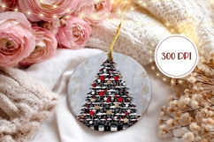 Christmas Ornament Sublimation, Cute Christmas Tree Ornament Product Image 2
